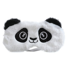 Load image into Gallery viewer, Plush Panda Sleeping Mask Eyepatch Cartoon Eye Cover for Eye Travel Relax Sleeping Aid Eye Patch Shading Eye Mask Soft Silk