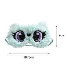 Load image into Gallery viewer, Plush Panda Sleeping Mask Eyepatch Cartoon Eye Cover for Eye Travel Relax Sleeping Aid Eye Patch Shading Eye Mask Soft Silk