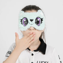Load image into Gallery viewer, Plush Panda Sleeping Mask Eyepatch Cartoon Eye Cover for Eye Travel Relax Sleeping Aid Eye Patch Shading Eye Mask Soft Silk