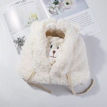 Load image into Gallery viewer, Plush Balaclava With Ear Cartoon Bear Ear Lamb Beanie Warm Winter Hat With Mask Thickened Fullfy Skullies Beanies for Women Girl