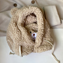 Load image into Gallery viewer, Plush Balaclava With Ear Cartoon Bear Ear Lamb Beanie Warm Winter Hat With Mask Thickened Fullfy Skullies Beanies for Women Girl