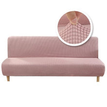 Load image into Gallery viewer, 15 Colors Polar fleece Fabric Armless Sofa Bed Cover Without Armrest Stretch Slipcover Folding Furniture Decoration Bench Covers