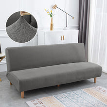 Load image into Gallery viewer, Armless Sofa Bed Cover Polar fleece Without Armrest Printed Covers Stretch Slipcover Folding Furniture Decoration Bench Covers