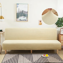 Load image into Gallery viewer, 15 Color Polar Fleece Sofa Bed Cover Armless Foldding Couch Bench Slipcover Sofa Bed Covers X/Z/D Size For Home Hotel