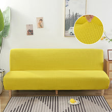 Load image into Gallery viewer, 15 Color Polar Fleece Sofa Bed Cover Armless Foldding Couch Bench Slipcover Sofa Bed Covers X/Z/D Size For Home Hotel