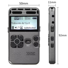 Load image into Gallery viewer, Portable HD Studio Digital Audio Sound Voice Recorder Dictaphone WAV MP3 Player Recording Pen 35h Noise Reduction
