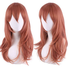 Load image into Gallery viewer, Power Makima Wig LLong Dark Orange Hair Wig Anime Chainsaw Man Cosplay Hair Synthetic Cosplay Wig 80cm