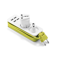 Load image into Gallery viewer, Power Strip Multiple Socket AC Outlets 4 USB with 1.5M Cord Extension Wall Socket with usb For Smart Phone