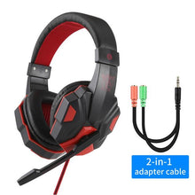 Load image into Gallery viewer, Professional Led Light Wired Gamer Headphones With Microphone For PS4 PS5 Xbox One Computer Bass Stereo PC Gaming Headset Gifts