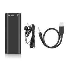 Load image into Gallery viewer, Mini 8GB Voice Activated Digital Audio Voice Recorder Mp3 Player 3 in 1 8GB Memory Storage 192Kbps Recording WAV