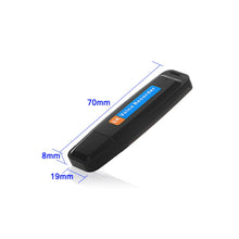 Load image into Gallery viewer, Professional Rechargeable U-Disk Portable USB Digital Audio Voice Recorder Mini Dictaphone Activated Recorder Up to 32GB
