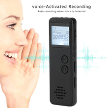 Load image into Gallery viewer, Professional Voice Activated Digital Audio Voice Recorder 8GB 16GB 32G USB Pen Long Distance Audio Recording Support TF-Card