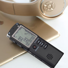 Load image into Gallery viewer, Professional Voice Activated Digital Audio Voice Recorder 8GB 16GB 32GB USB Pen Lossless Mp3 Player Recording MP3/WAV 1536kbps