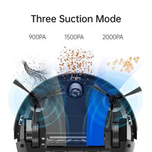 Load image into Gallery viewer, Robot Vacuum Cleaner, Wi-Fi and Alexa Control, with 350ML Water Tank, Efficient Cleaning and Mopping For Carpet