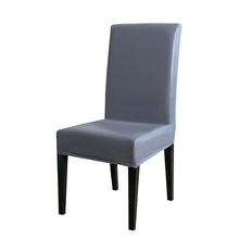 Load image into Gallery viewer, PU Leather Chair Cover Spandex Waterproof Oilproof Chair Cover Stretch Kitchen Seat Case Banquet Hotel Cover housse de chaise