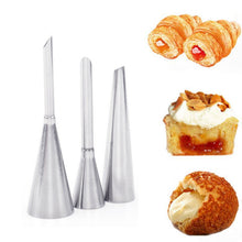 Load image into Gallery viewer, Puff Nozzle Cupcake Injector Pastry Syringe Cream Icing Piping Tip Nozzles Cake Confectionery Equipment Decorating Tools