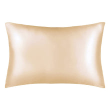 Load image into Gallery viewer, Pure Emulation Silk Satin Pillowcase Comfortable Smooth Pillow Case Bedding Pillow Cover White Grey Khaki Pink Sliver 50x66cm