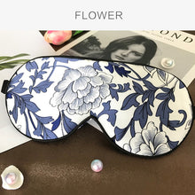 Load image into Gallery viewer, Pure Natural Mulberry Silk Sleep Rest Eye Mask Padded Shade Cover 19 Momme Travel Relax Normal Eyeshade Blindfolds