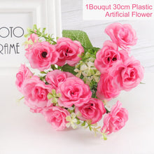 Load image into Gallery viewer, 30 cm Mini Rose 1 Bouquet Artificial Silk Flower Branches Fake Flowers Artificial Flowers For Decor Wedding
