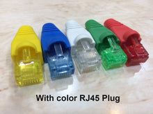Load image into Gallery viewer, Adapter Cap Ethernet Network Cable Connector Plugs RJ45 Caps Cat 5 CAT6 protective sleeve multicolour