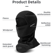 Load image into Gallery viewer, ROCKBROS Winter Mask Motorcycle Mask Fleece Thermal Keep Warm Cycling Mask Balaclava Ski Mask Fishing Skiing Hat Headwear