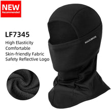 Load image into Gallery viewer, ROCKBROS Winter Mask Motorcycle Mask Fleece Thermal Keep Warm Cycling Mask Balaclava Ski Mask Fishing Skiing Hat Headwear