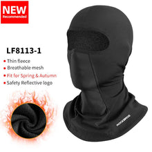 Load image into Gallery viewer, ROCKBROS Winter Mask Motorcycle Mask Fleece Thermal Keep Warm Cycling Mask Balaclava Ski Mask Fishing Skiing Hat Headwear