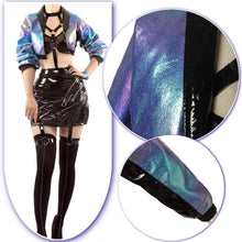 Load image into Gallery viewer, Game LOL KDA Cosplay Costume Evelynn Cosplay Costume Women Sexy KDA All Out Evelynn Costume Halloween Bra Skirt
