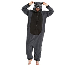 Load image into Gallery viewer, Raccoon Pajamas Men Kigurumi Animal Onesies For Adults Cartoon Cosplay Costume One-Piece Pijamas Overall Women Pyjama Bodysuits