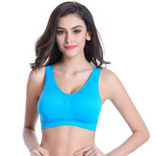 Load image into Gallery viewer, Yoga Bra Women Tops Shockproof Bra Fitness Seamless Nylon Wire Free Double Layer