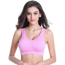 Load image into Gallery viewer, Yoga Bra Women Tops Shockproof Bra Fitness Seamless Nylon Wire Free Double Layer