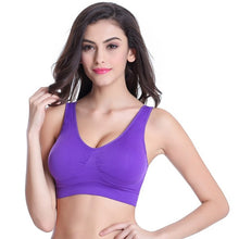 Load image into Gallery viewer, Yoga Bra Women Tops Shockproof Bra Fitness Seamless Nylon Wire Free Double Layer