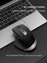 Load image into Gallery viewer, Rapoo MT750PRO/W Rechargeable Multi-mode Wireless Mouse Easy-Switch between Bluetooth-compatible and 2.4G for Computer TV Phone