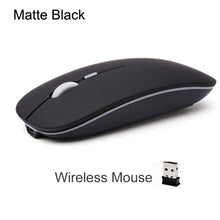Load image into Gallery viewer, Rechargeable Optical Wireless Mouse Slient Button Ultra Thin Mini Optical Ultrathin USB 2.4G Mice
