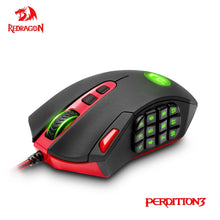 Load image into Gallery viewer, USB wired Gaming Mouse 12400DPI 19 buttons programmable game mice backlight ergonomic laptop PC computer