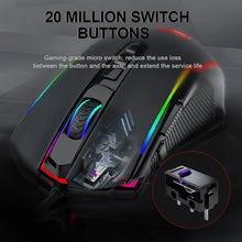Load image into Gallery viewer, 2.4G Wireless Gaming Mouse 8000 DPI 10 buttons Programmable ergonomic for gamer Mice laptop PC