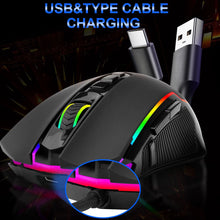 Load image into Gallery viewer, 2.4G Wireless Gaming Mouse 8000 DPI 10 buttons Programmable ergonomic for gamer Mice laptop PC