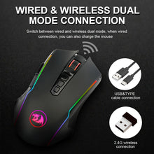 Load image into Gallery viewer, 2.4G Wireless Gaming Mouse 8000 DPI 10 buttons Programmable ergonomic for gamer Mice laptop PC