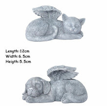 Load image into Gallery viewer, Resin Angel Dog Cat Statue Garden Decor Puppy Tombstone Sculpture Ornaments Gifts for Yard Home Decoration