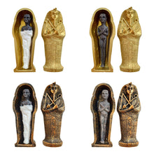 Load image into Gallery viewer, Resin Ornament Statue Ancient Egyptian Pharaoh Mummy Ornaments Ancient Mummy Sculpture Figure Coffin Pyramid Magic Sacrificia