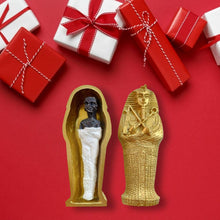 Load image into Gallery viewer, Resin Ornament Statue Ancient Egyptian Pharaoh Mummy Ornaments Ancient Mummy Sculpture Figure Coffin Pyramid Magic Sacrificia