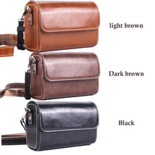 Load image into Gallery viewer, Retro Camera Bag Case With Shoulder Belt Portable Universal Leather Bag For Camera For Sony RX100 Series Ricoh Panasonic C4R8