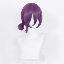 Load image into Gallery viewer, Reze Cosplay Wig Anime Chainsaw Man Purple Mixed Ponytail Hair Pelucas Halloween Carnival Party Costume Role Play + a wig cap