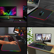 Load image into Gallery viewer, RGB Gaming Mouse Pad Large Mouse Pad Gamer XXL Led Computer Mousepad Big Mouse Mat with Backlight Carpet For keyboard Desk Mat