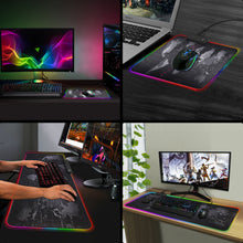 Load image into Gallery viewer, RGB Mousepad Gaming Mouse Pad XXL Large Mouse Pad Gamer LED Big Mouse Mat Computer Carpet with Backlight Mause keyboard Desk Mat