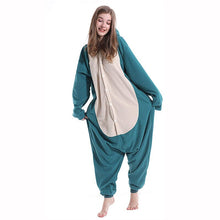 Load image into Gallery viewer, Animal Kigurumi Pajamas Women Onesies For Adults Fleece Men Cartoon One-Piece Pijamas Sleepwear Birthday Cosplay Costume