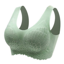 Load image into Gallery viewer, Yoga Workout Bra Breathable Wire free Padded Push Up Sports Top