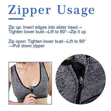 Load image into Gallery viewer, Yoga Workout Bra Breathable Wire free Padded Push Up Sports Top