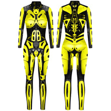 Load image into Gallery viewer, Women's Robot Punk Jumpsuit Catsuit Sexy Cosplay Costumes Zentai Halloween Bodysuit