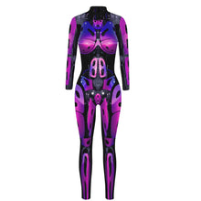 Load image into Gallery viewer, Women's Robot Punk Jumpsuit Catsuit Sexy Cosplay Costumes Zentai Halloween Bodysuit